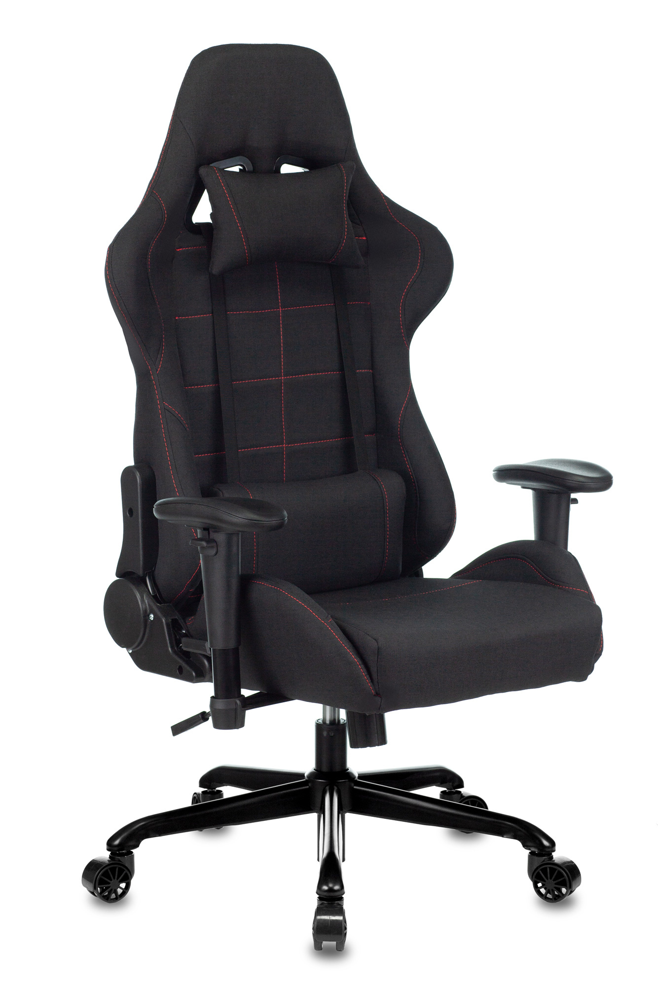 Кресло игровое Zombie 771N черный с подголов. крестовина металл черный 771N/BLACK-BL