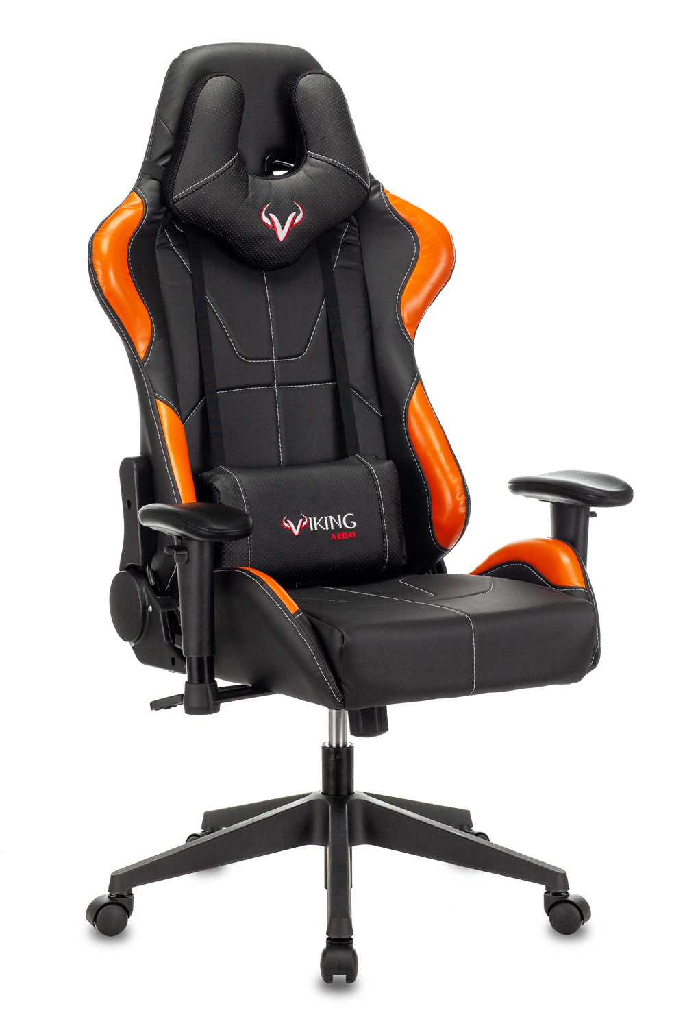 Кресло игровое Zombie VIKING 5 AERO черный/оранжевый искусственная кожа VIKING 5 AERO ORANGE