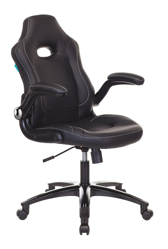 Кресло игровое Zombie VIKING-1N черный искусственная кожа крестовина пластик VIKING-1N/BLACK