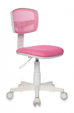 Кресло детское Бюрократ CH-W299 розовый TW-06A TW-13A крестовина пластик пластик белый CH-W299/PK/TW-13A (540*210*540)