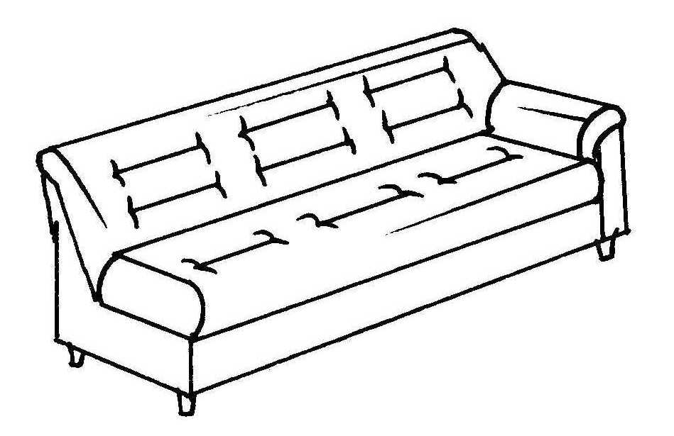 V-100 3-х местный диван-кровать