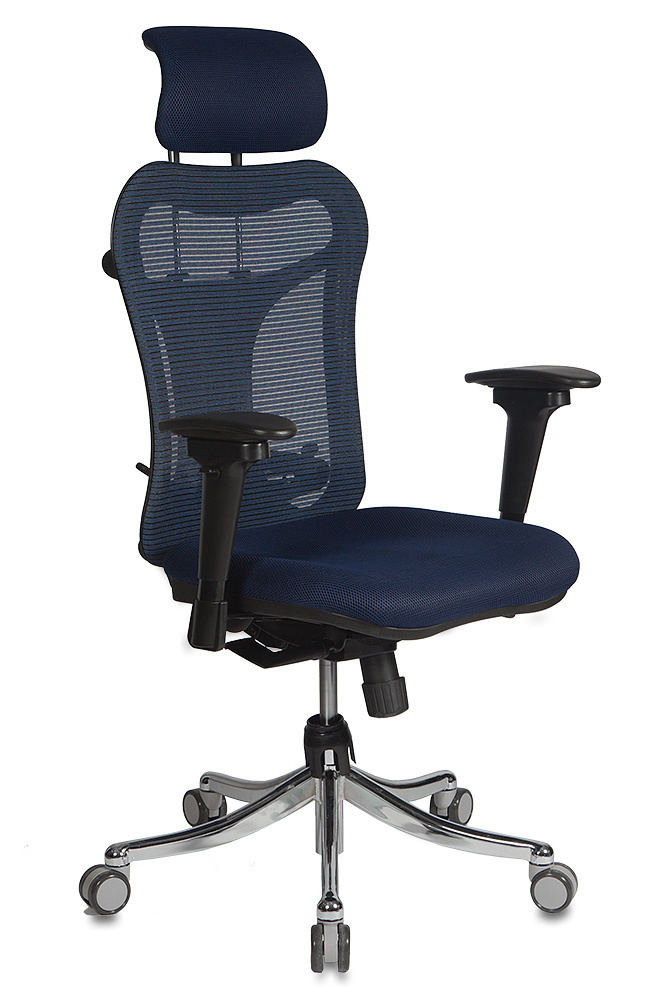 Кресло руководителя Бюрократ Ch-999ASX черный сиденье черный TW-11 сетка/ткань с подголов. крестовина металл хром CH-999ASX