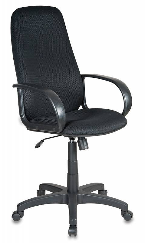 Кресло руководителя Бюрократ Ch-808AXSN черный TW-11 крестовина пластик CH-808AXSN/TW-11