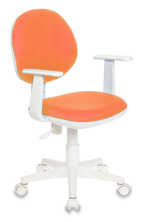Кресло детское Бюрократ Ch-W356AXSN оранжевый 15-75 крестовина пластик пластик белый CH-W356AXSN/15-75