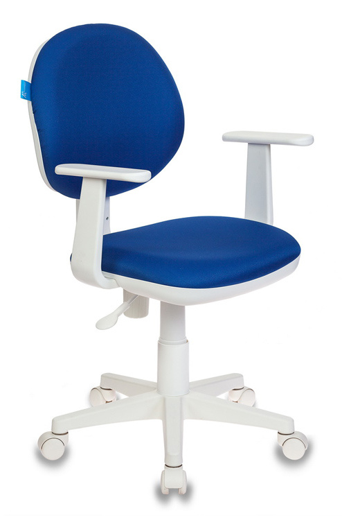 Кресло детское Бюрократ CH-W356AXSN темно-синий 15-10 крестовина пластик пластик белый CH-W356AXSN/15-10