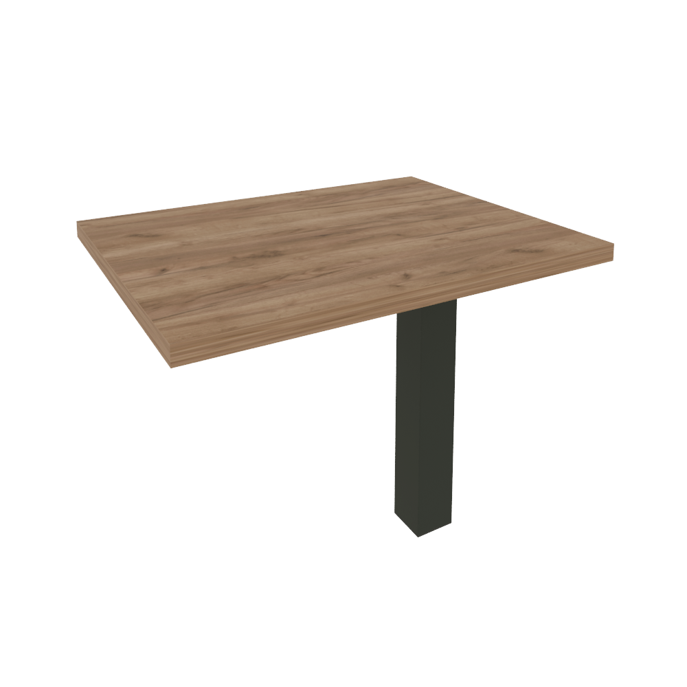 Брифинг-приставка для прямого стола (опора LT-710 в комплекте) KB-4 (900*700*765)