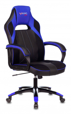 Кресло игровое Zombie VIKING 2 AERO черный/синий искусств.кожа/ткань крестовина пластик VIKING 2 AERO BLUE