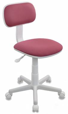 Кресло детское Бюрократ CH-W201NX розовый 26-31 крестовина пластик пластик белый CH-W201NX/26-31