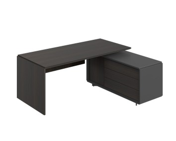 Рабочее место Стол с тумбой (3 ящика) без блока розеток R 192x167x76,3