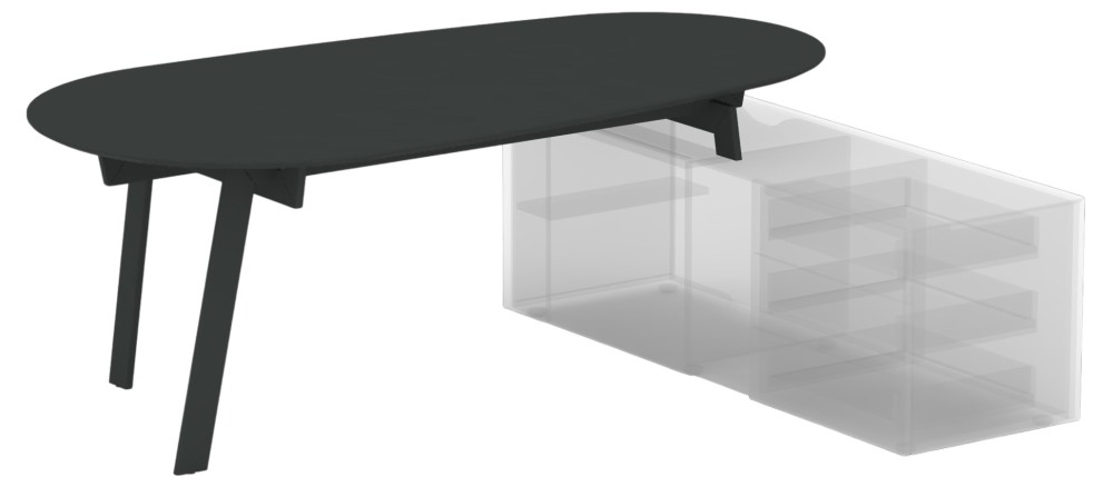 Стол для опорной тумбы правый 212x108x77
