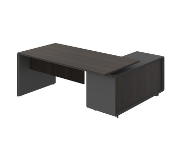 Рабочее место Стол с тумбой (3 ящика) без блока розеток L 192x167x76,3