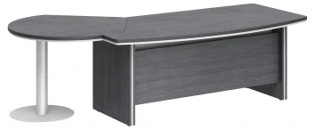 Стол руководителя с брифингом R 255х155х76