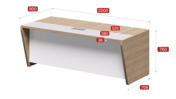 Стол рабочий 200x90x76