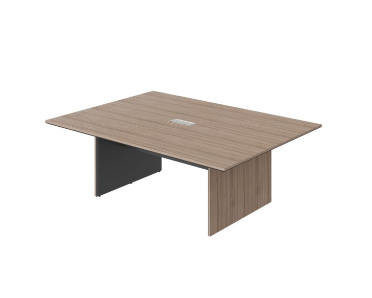 Стол для переговоров с 1 новым блоком розеток 220x160x76,3