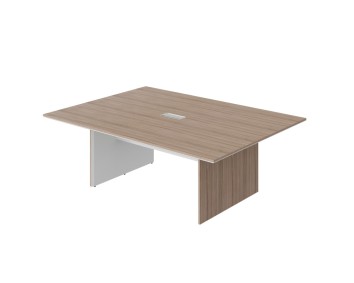 Стол для переговоров с 1 новым блоком розеток 220x160x76,3