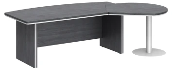 Стол руководителя с брифингом R 255х155х76