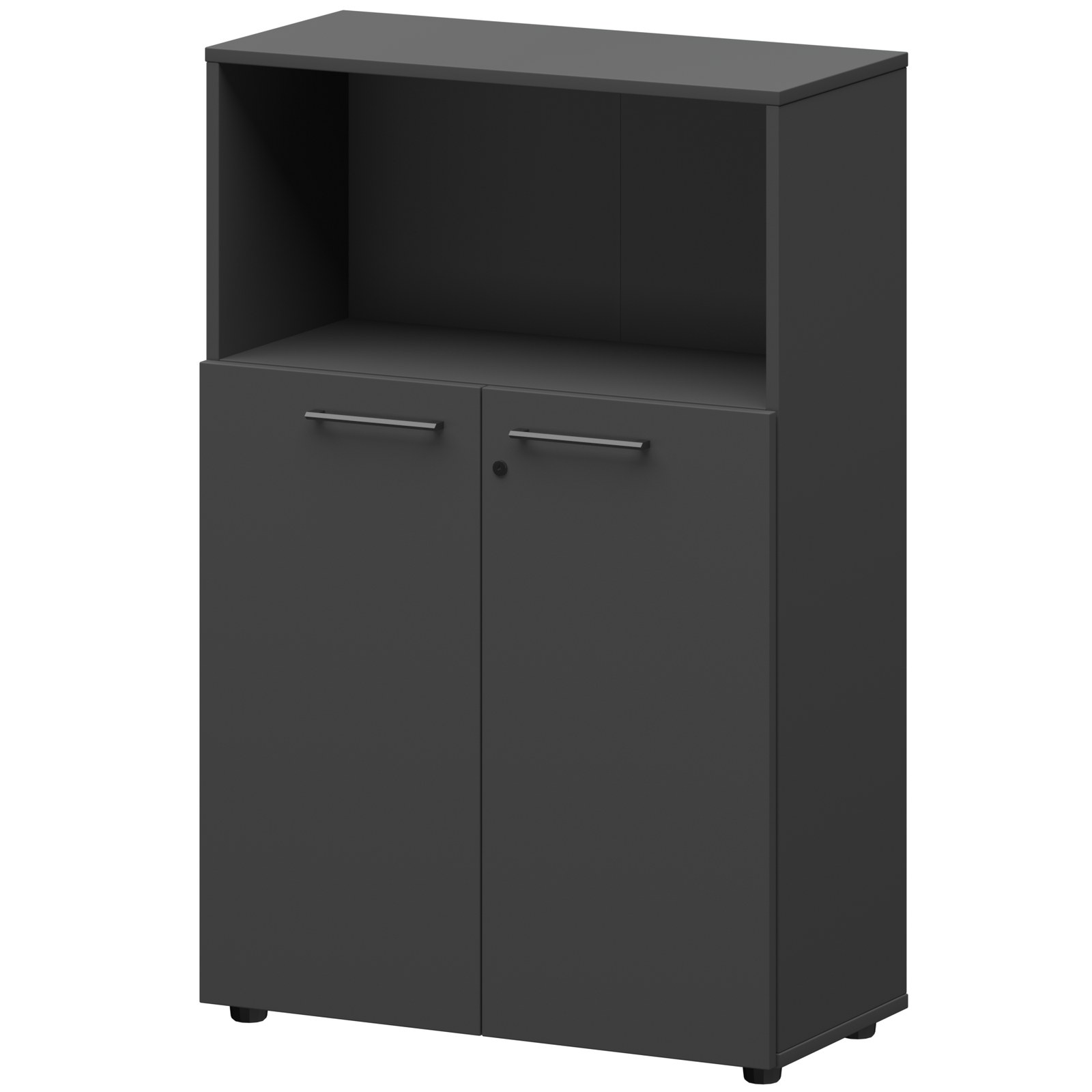Шкаф средний с нишей СМШ38.28F графит