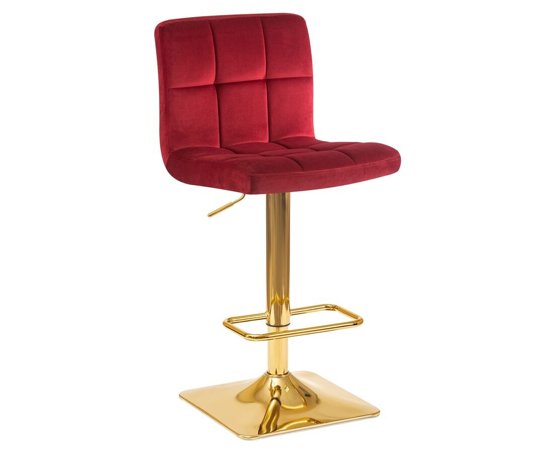 Барный стул DOBRIN GOLDIE LM-5016 бордовый велюр (MJ9-43) DOBRIN