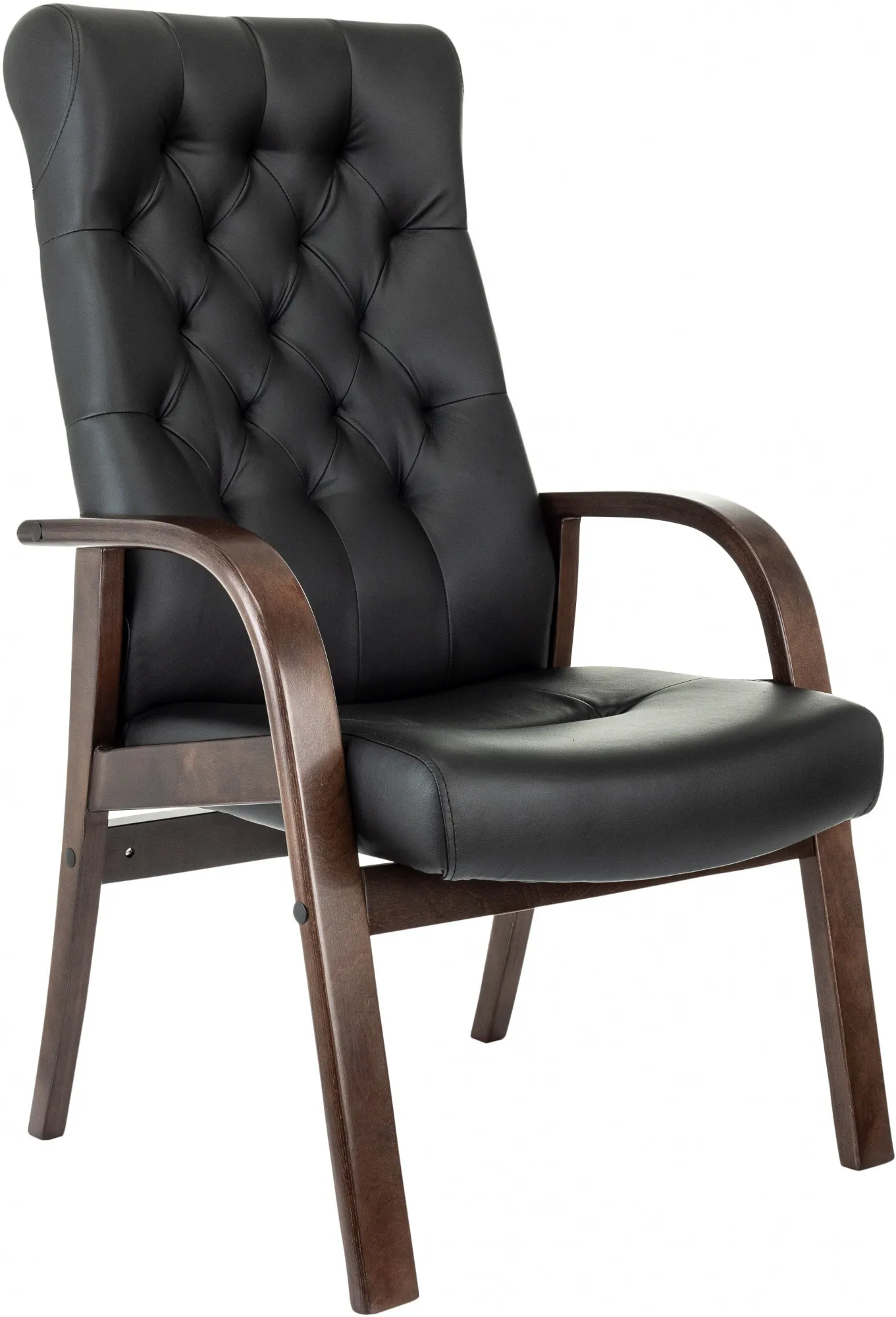 Бюрократ T-9928WALNUT-CF черный