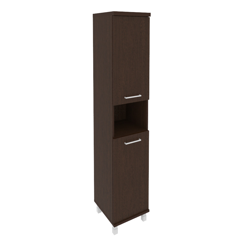 First Шкаф высокий узкий левый KSU-1.5 (L) Венге Цаво 401x432x2060