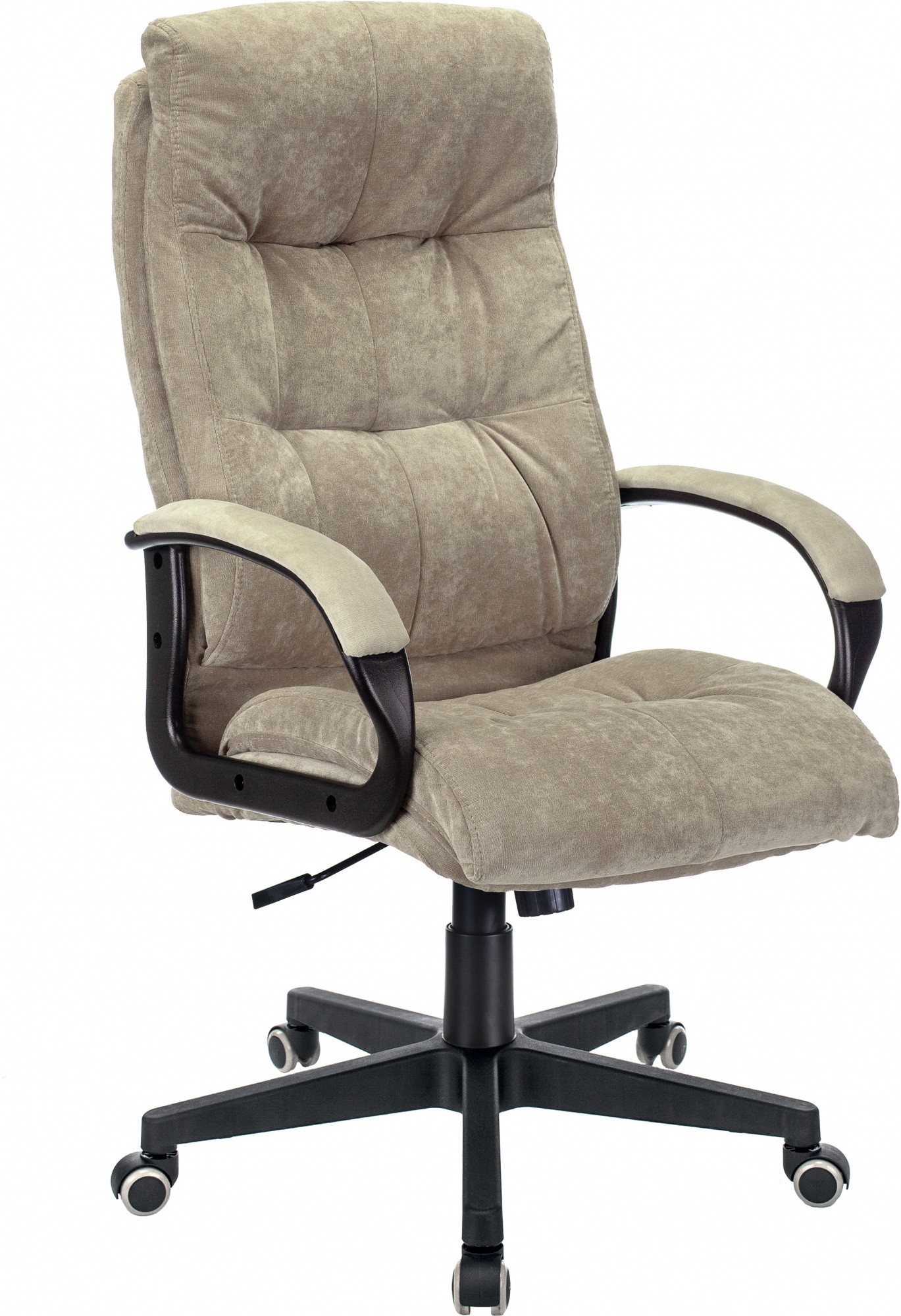 Кресло руководителя Бюрократ CH-824 Fabric песочный Light-21 на колес. пластик