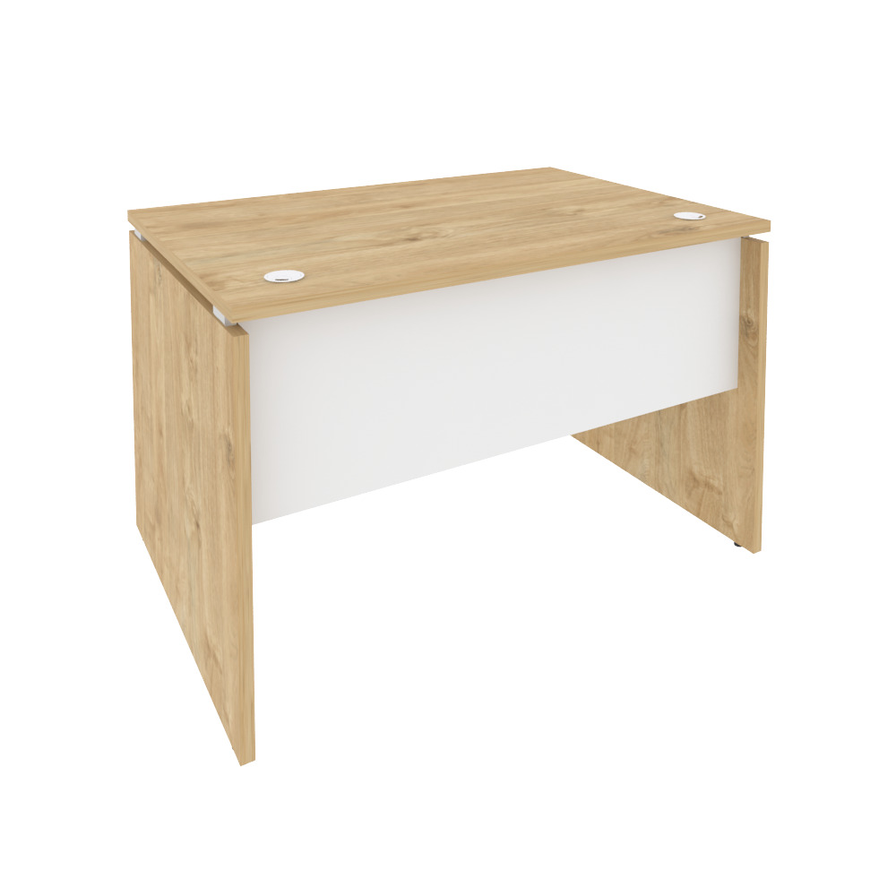 Onix Стол письменный O.SP-2.8 Тиквуд Светлый/Белый Бриллиант 1180x800x750