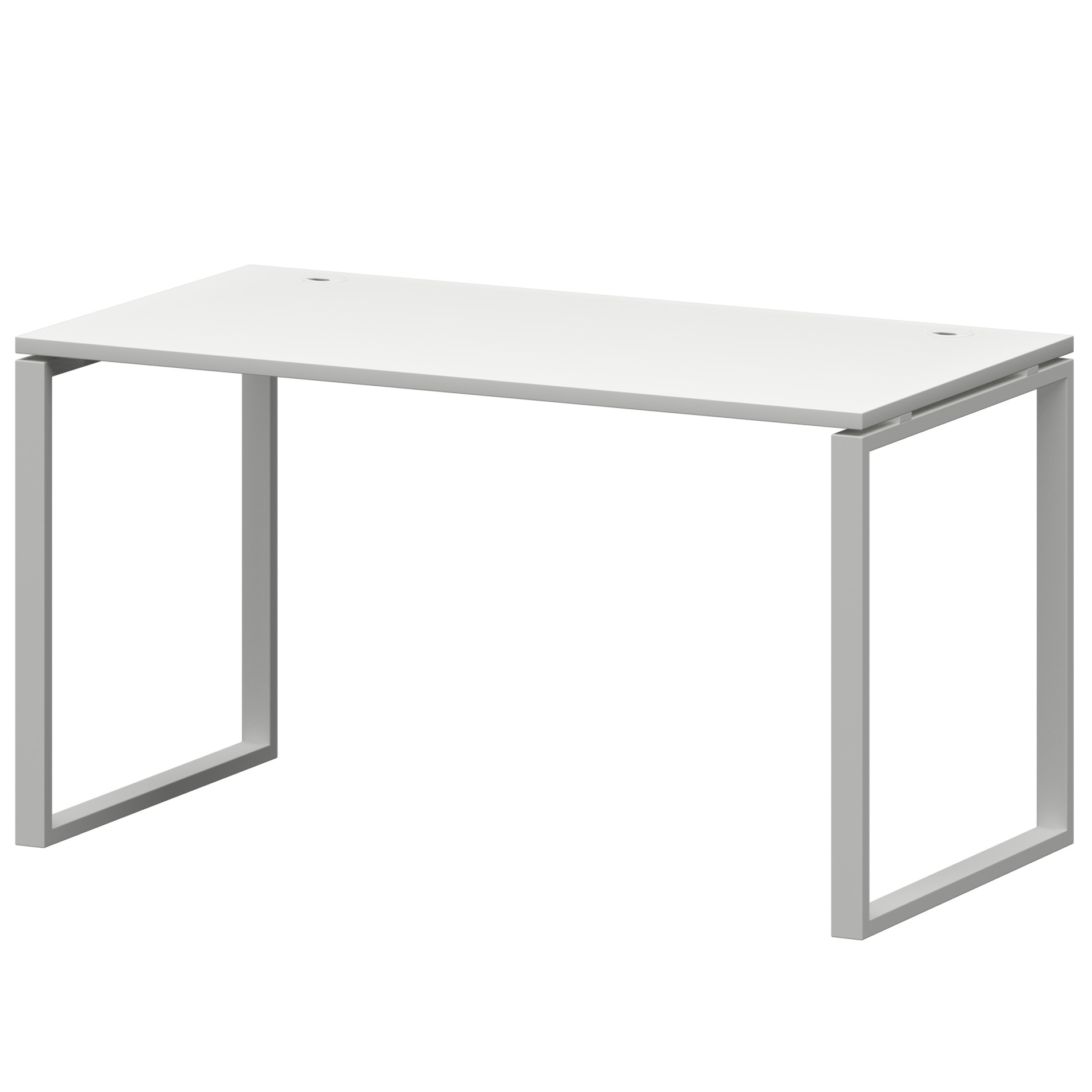 Стол СМС25-О-12К.73.Пр25 на м/каркасе белый/белый