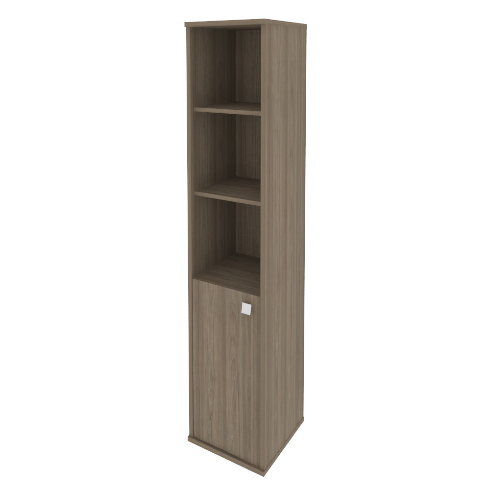 Style Шкаф высокий узкий левый Л.СУ-1.1 (L) Вяз Благородный 412x410x1980