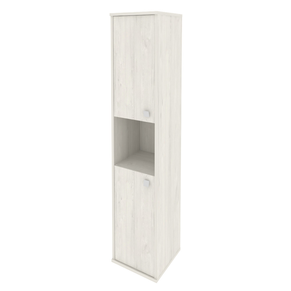 Style Шкаф высокий узкий левый Л.СУ-1.5 (L) Дуб Наварра 412x410x1980