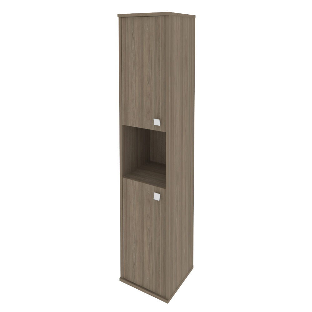 Style Шкаф высокий узкий левый Л.СУ-1.5 (L) Вяз Благородный 412x410x1980