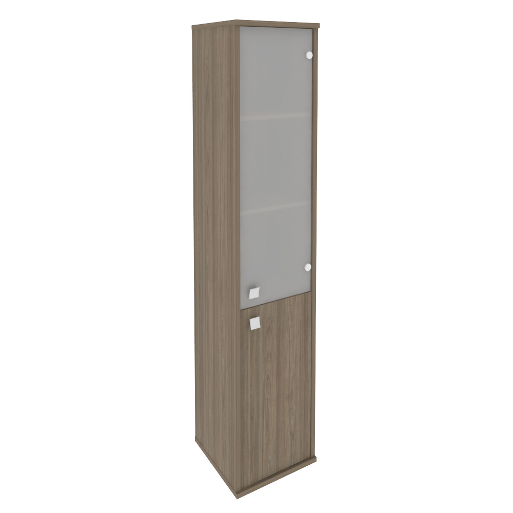 Style Шкаф высокий узкий правый Л.СУ-1.2 (R) Вяз Благородный 412x410x1980