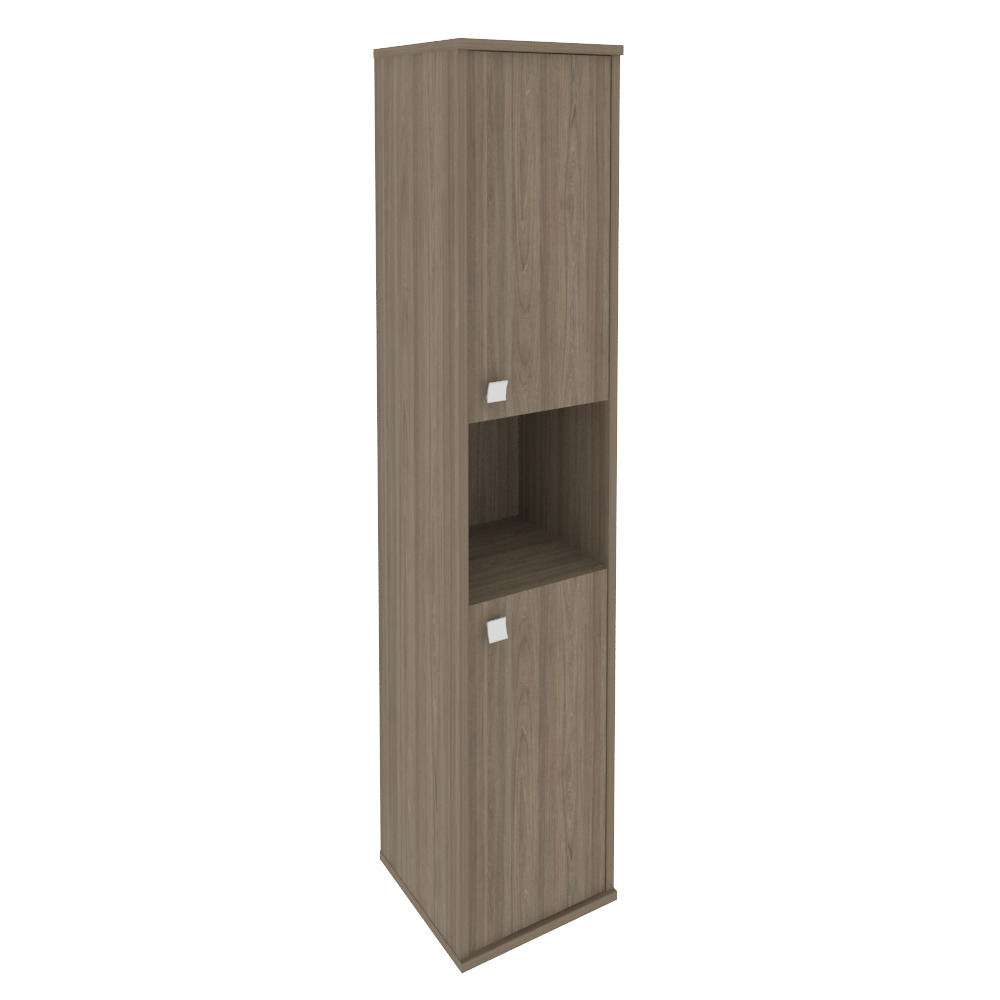 Style Шкаф высокий узкий правый Л.СУ-1.5 (R) Вяз Благородный 412x410x1980