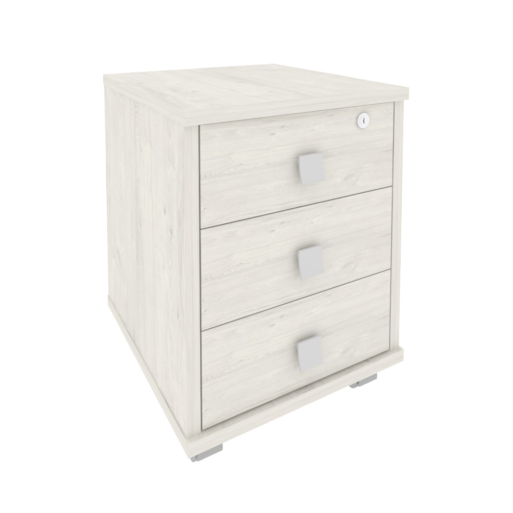 Style Тумба подкатная 3 ящ. с фолдингом Л.ТМ-3F Дуб Наварра 420x450x563