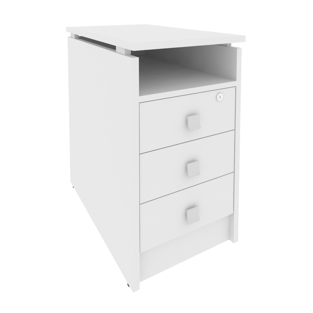 Style Тумба приставная с фолдингом Л.ТП-4.2F Белый 420x720x750