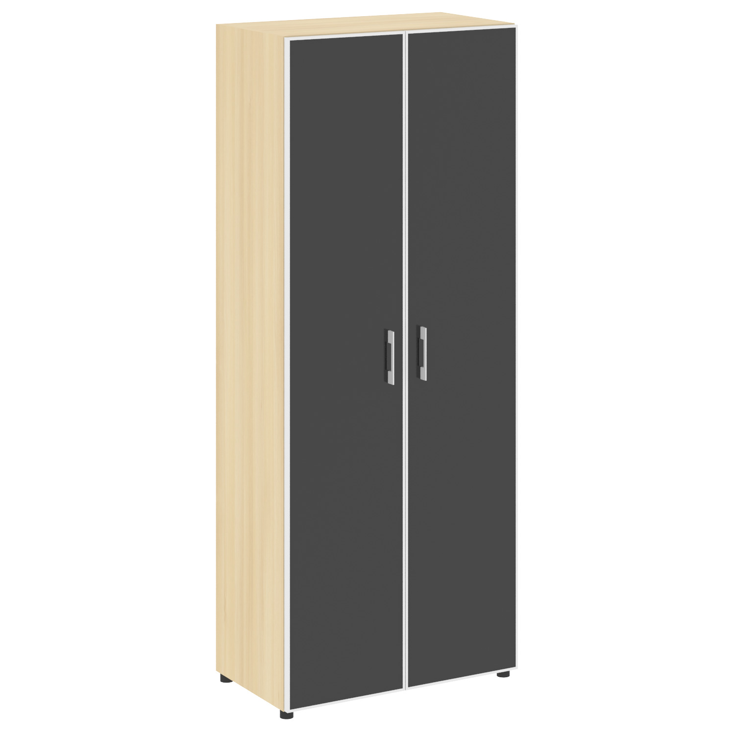 Yalta Шкаф LT.ST-1.10 R black Акация Лорка/Стекло Black 800x450x1987