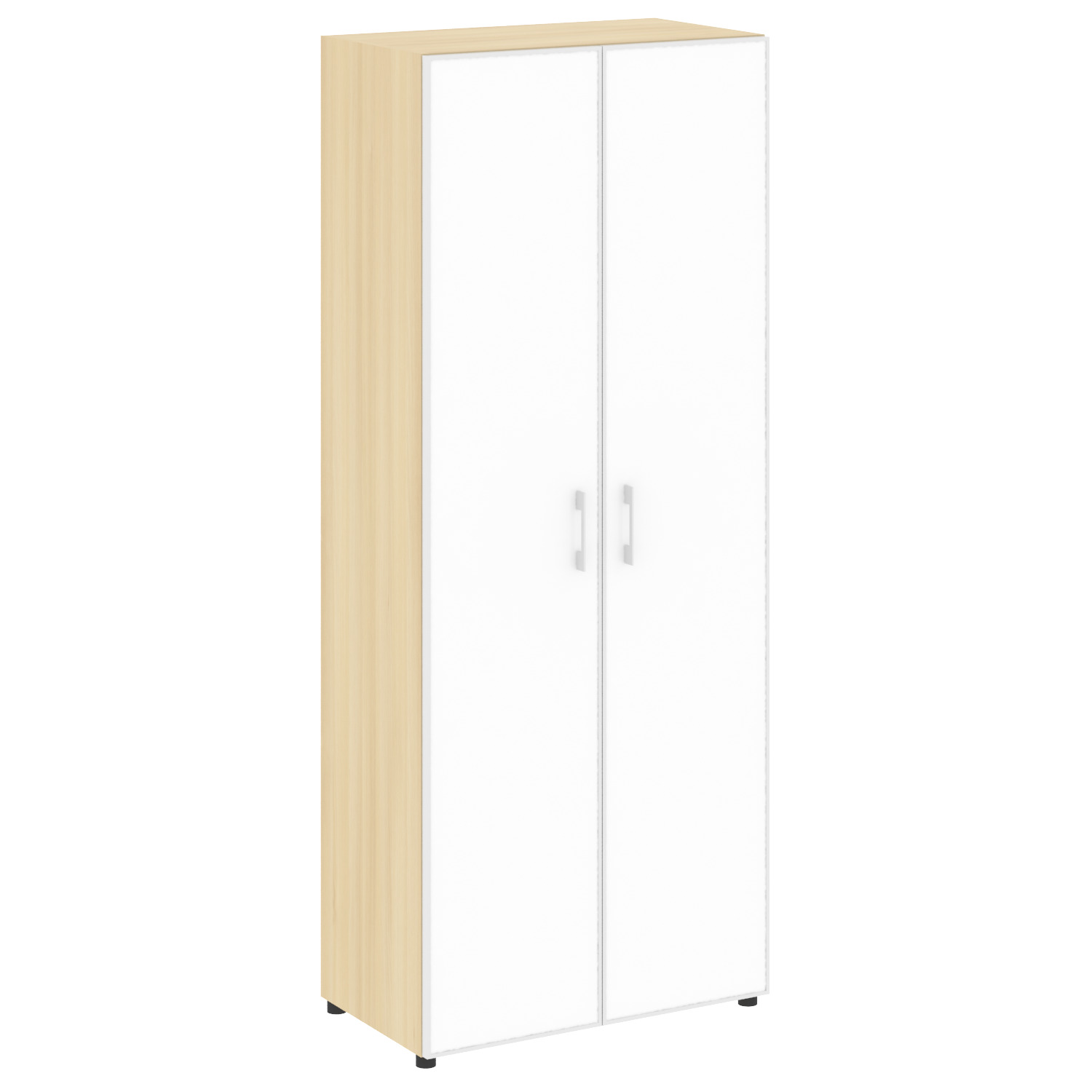 Yalta Шкаф LT.ST-1.10 R white Акация Лорка/Стекло White 800x450x1987