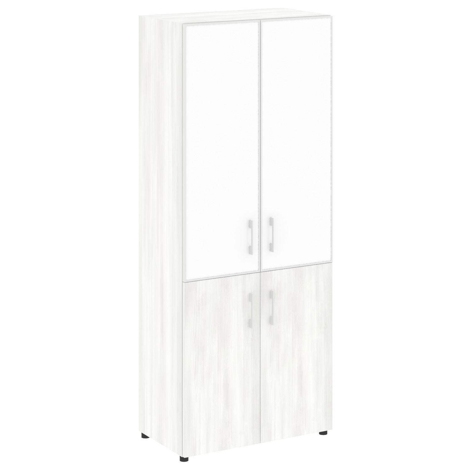 Yalta Шкаф LT.ST-1.2 R white Снежная Патина/Стекло White 800x450x1987