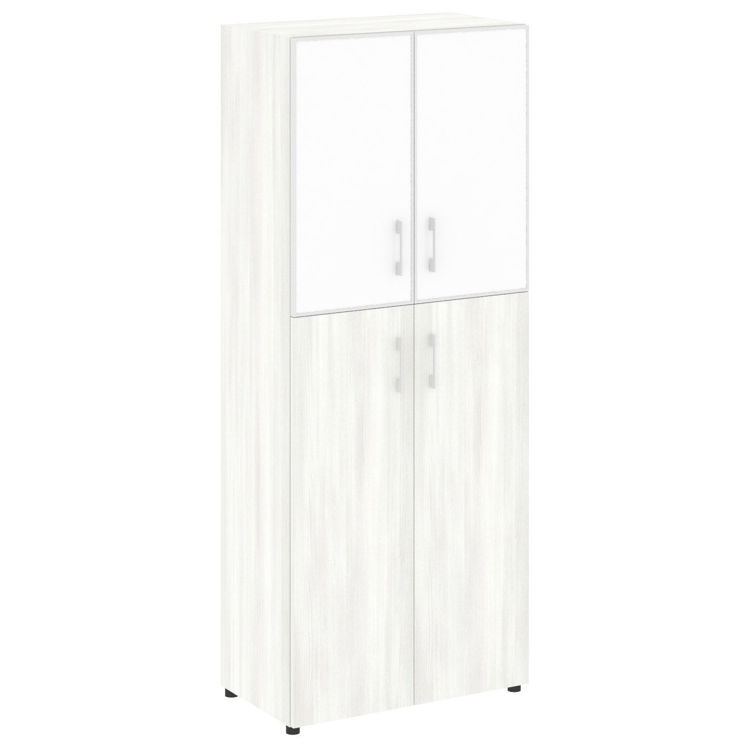 Yalta Шкаф LT.ST-1.7 R white Снежная Патина/Стекло White 800x450x1987