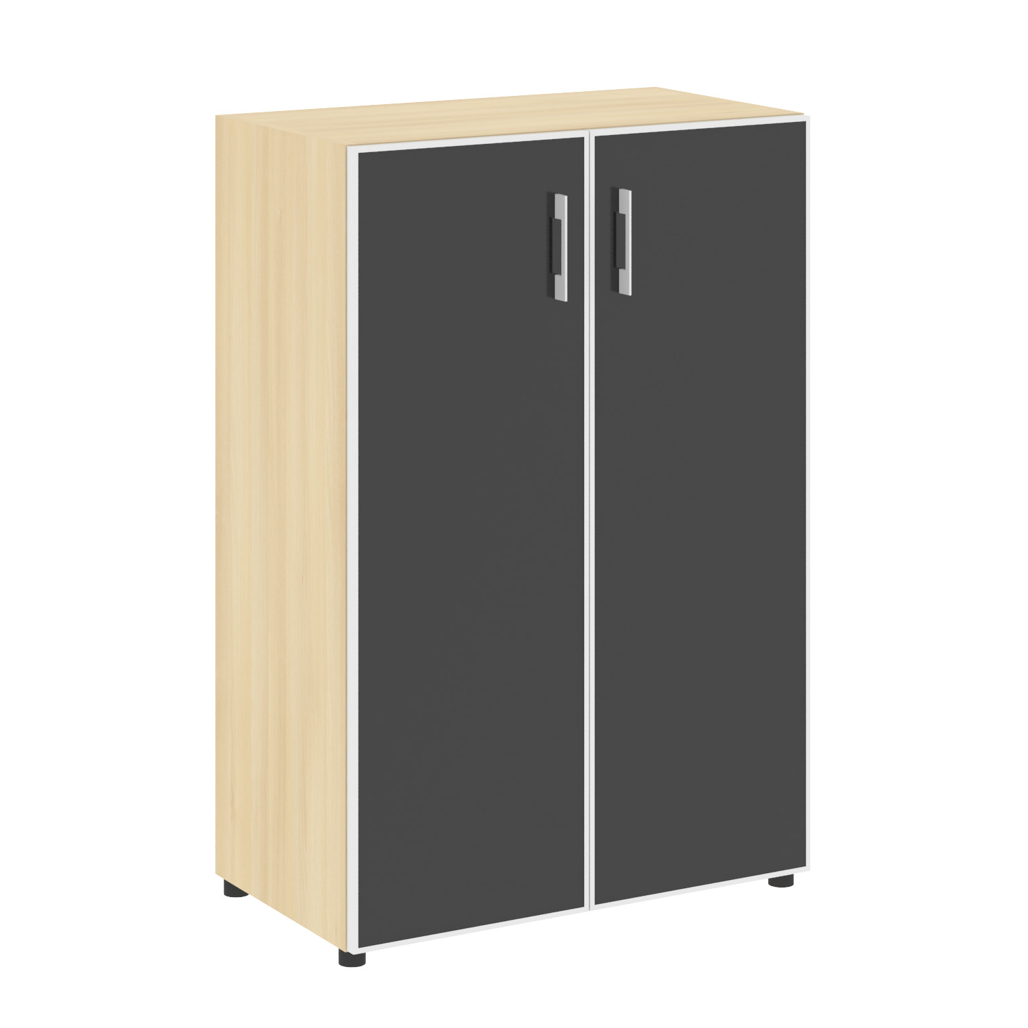 Yalta Шкаф LT.ST-2.4 R black Акация Лорка/Стекло Black 800x450x1195
