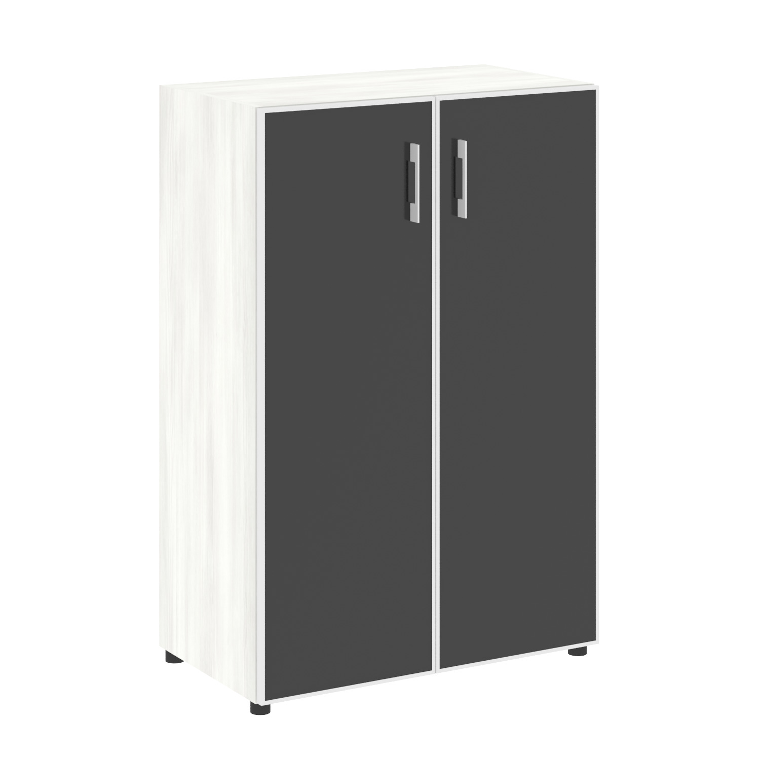 Yalta Шкаф LT.ST-2.4 R black Снежная Патина/Стекло Black 800x450x1195